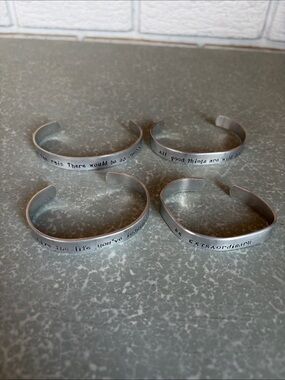 Inspirational motivational affirmation  bracelets lot
